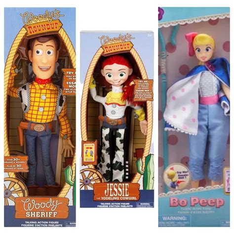 Toy Story Bo Peep Woody And Jessie Set 3pc Talking Interactive Figure 15