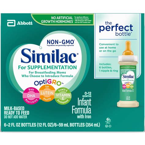 Similac For Supplementation Non Gmo Infant Formula With Iron Baby