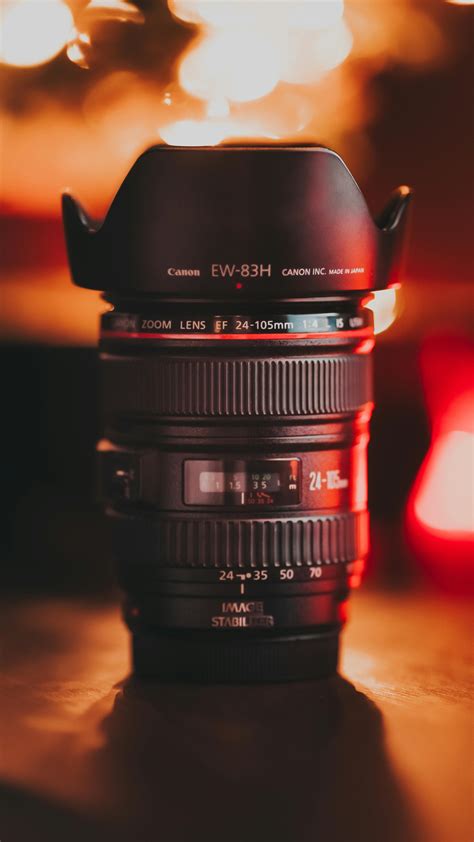Selective Focus Photography Of Canon Camera Lens · Free Stock Photo