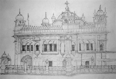 Golden Temple Sketch At Explore Collection Of