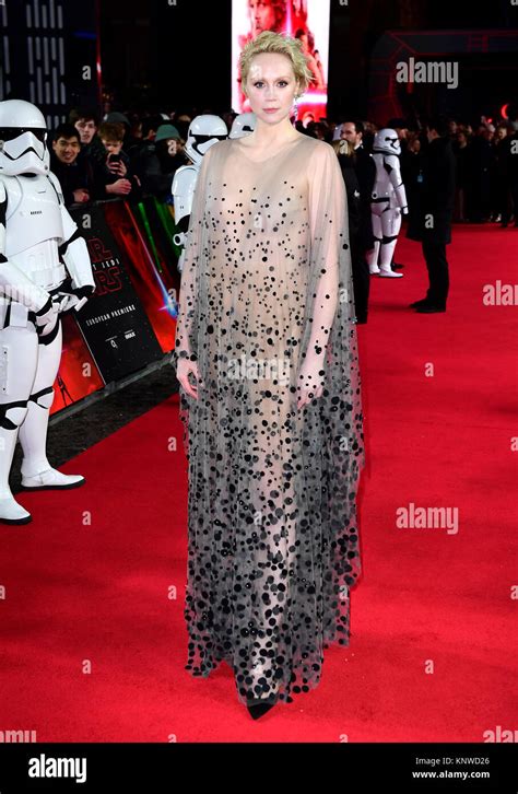 Gwendoline Christie Attending The European Premiere Of Star Wars The Last Jedi Held At The
