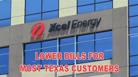 Xcel Energy Lower Bills For Most Texas Customers
