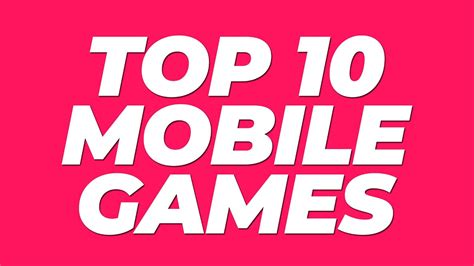 Top 10 Mobile Games Of 2013 Youtube