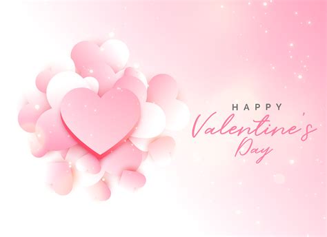 Soft Valentines Day Pink Background Design Download Free Vector Art
