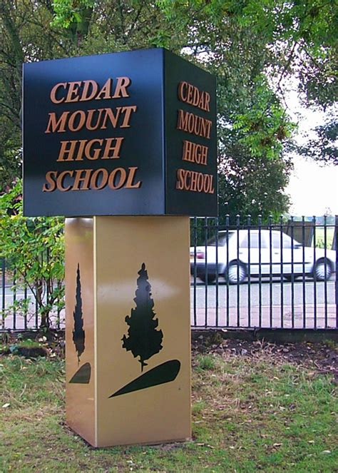 Bespoke High School Sign Gb Sign Solutions