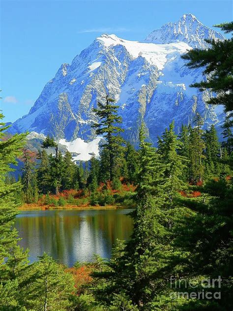 Cascades National Park Mount Shuksan Washington By Art Sandi