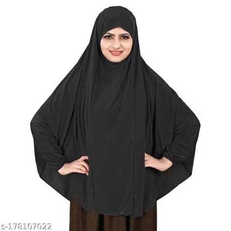 Alisha Fashionable Hijab Muslim Wear Knee Length Jilbab Cum Prayer