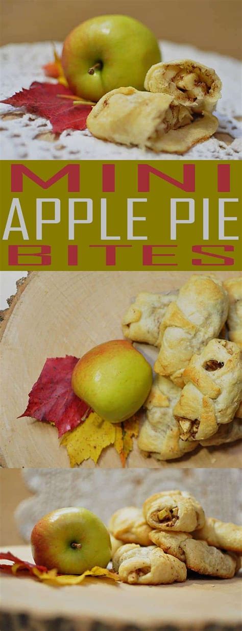 Mini Apple Pie Bites Easy Dessert Recipe All She Cooks