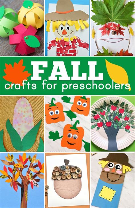 These Super Cute Fall Crafts For Preschoolers Include Over 50 Fun Fall