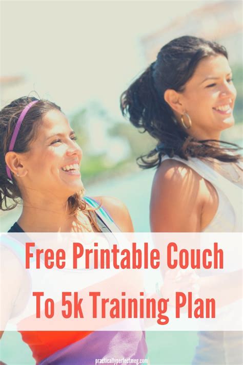 28 Day Couch To 5k Free Printable Training Plan Running Couch25k