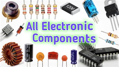 All Electronic Components Names And Their Symbols Basic Electronic