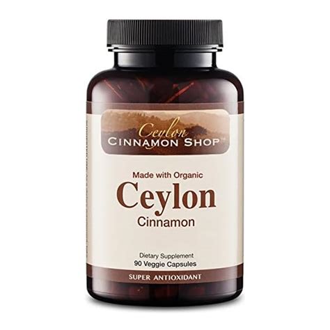 Organic Ceylon Cinnamon 100 Certified Supplement 90 Capsules By