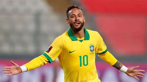 Neymar Jr Reacts After Leading Brazil To A 2 0 Win Against Ecuador In