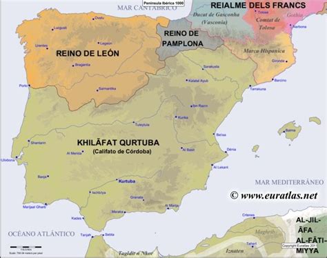 Euratlas Periodis Web Map Of The Iberian Peninsula In