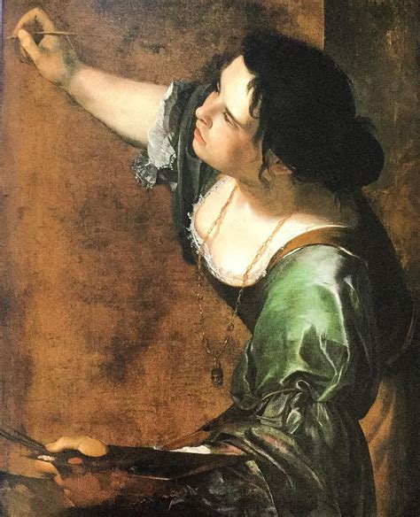 Artemisia Gentileschi Self Portrait As The Allegory Of Painting In The Exhibition