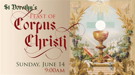 Feast Of Corpus Christi Youtube