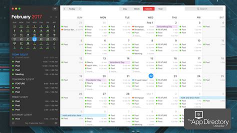 They'll allow you to take a quick glance at all your weekly or even monthly schedules you can also use its tabbed interface to carry out different activities in different windows simultaneously. The Best Calendar App for Mac