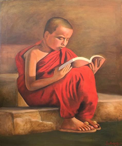 Buy Painting Buddhist Monk Artwork No 13530 By Indian Artist Sai Kalyani