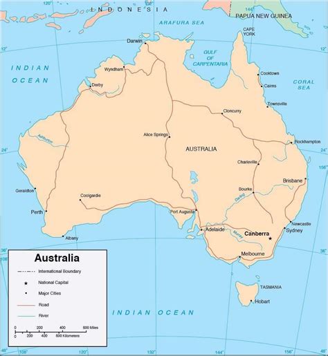 Map Of Australia Cities Major Cities And Capital Of Australia