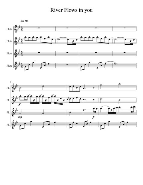 River flows in you yiruma sheet music for easy piano. River Flows in you Sheet music for Flute | Download free in PDF or MIDI | Musescore.com