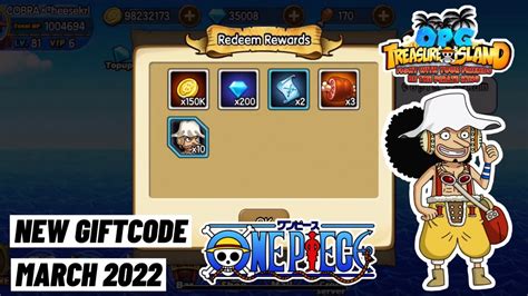 New T Code March 2022 Opg Treasure Island Mobile Gameplay Youtube