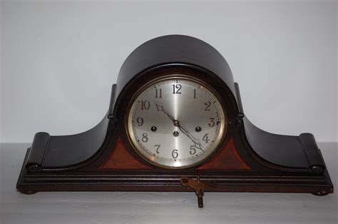 Antique Junghans B25 1900s Germany Mantle Shelf Clock Mahogany Case Wurttenberg Antique Price