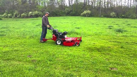 2014 Exmark 60 Turf Tracer Commercial Walk Behind Lawn Mower Running