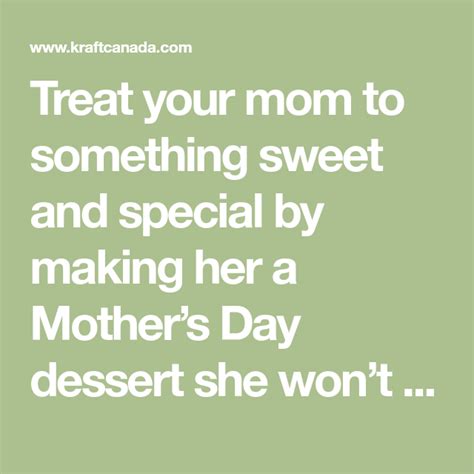 Treat Your Mom To Something Sweet And Special By Making Her A Mothers