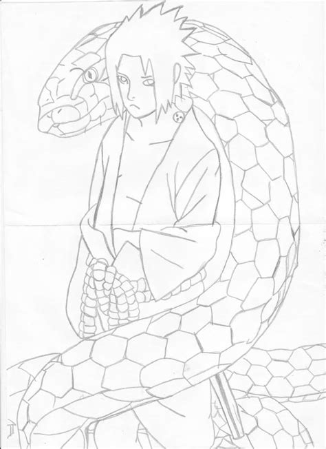 Sasuke And Snake By Samukaramos On Deviantart