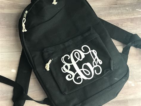 Monogrammed Backpack Sling Backpack Leather Backpack Project Ideas
