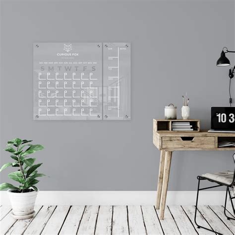 Acrylic Wall Calendar Office Wall Organization Wall Organization
