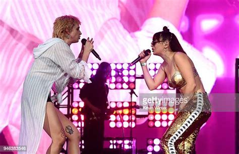 MØ And Charli Xcx Perform Onstage During 2018 Coachella Valley Music News Photo Getty Images