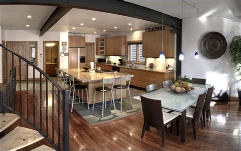 Modern Luxury Kitchen And Dining Room Combination 6146 House