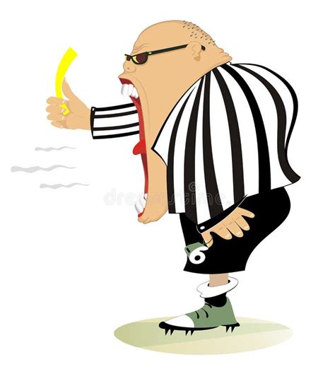 Cartoon Referee Whistle Stock Vector Illustration Of