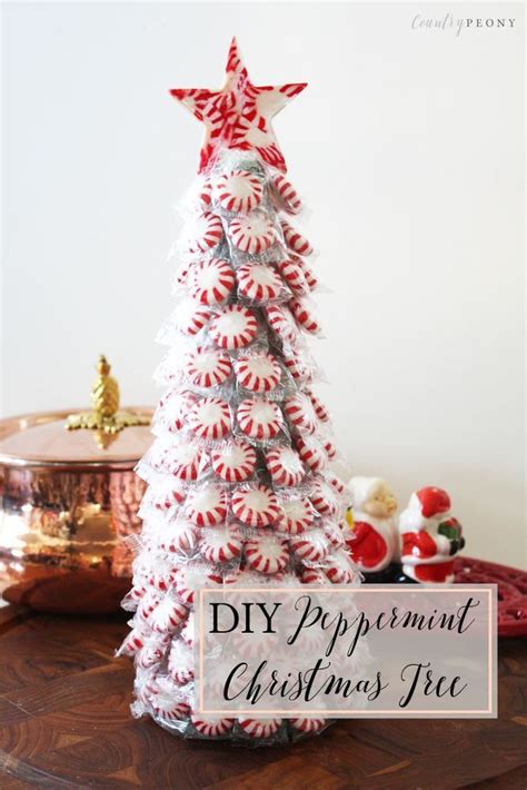 How To Make A Diy Peppermint Candy Christmas Tree Candy Christmas