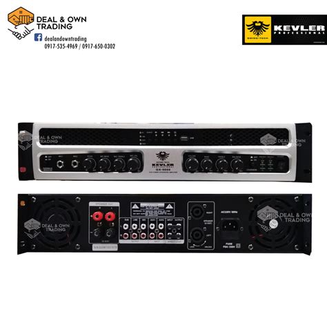 Original Kevler Gx 5000 Professional Karaoke Power Amplifier 1000w Ubicaciondepersonascdmxgobmx