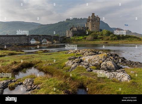 Eilean Donan Castle Dornie Kyle Of Lochalsh In The Highlands Of Stock