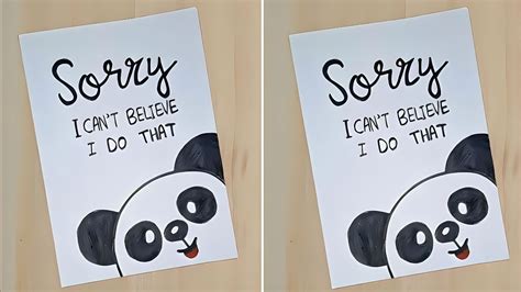 Sorry Card How To Make Sorry Card For Best Friend Sorry Card