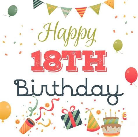 Happy 18th Birthday Wishes