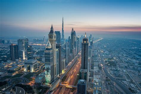 Dubai City Aerial View Skyscraper Wallpapers Hd