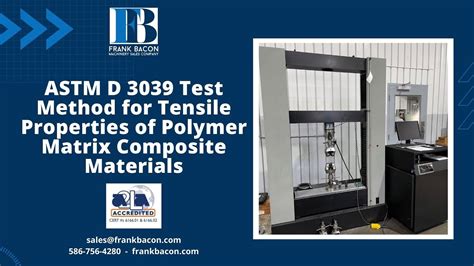 Astm D Test Method For Tensile Properties Of Polymer Matrix