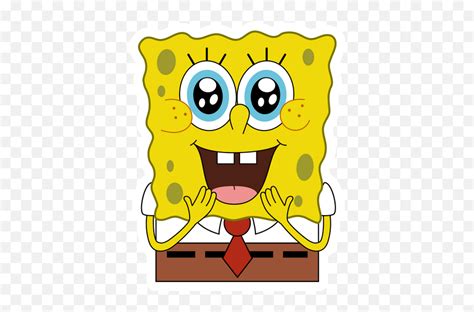 Spongebob Really Sticker Happy Emojispongebob Emoticons Free
