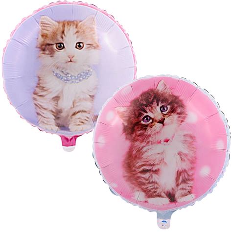 Rachaelhale Glamour Cats Foil Balloon Cat Balloons Cat Party