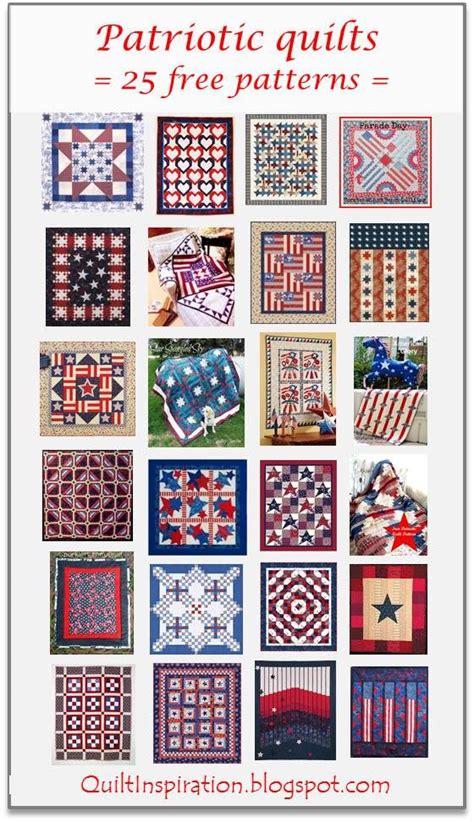 Free Printable Patriotic Quilt Patterns