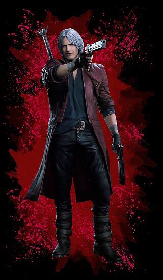 Dante Devil May Cry 5 Poster By Angelialucis Redbubble
