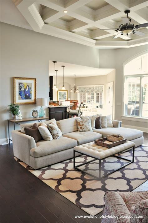 Even paint with barely any tint will look consider painting the adjoining room(s) in the same light color. Whole House Color Palette - Evolution of Style