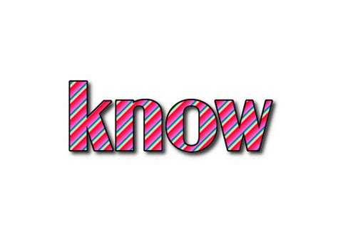 Know Logo Free Logo Design Tool From Flaming Text