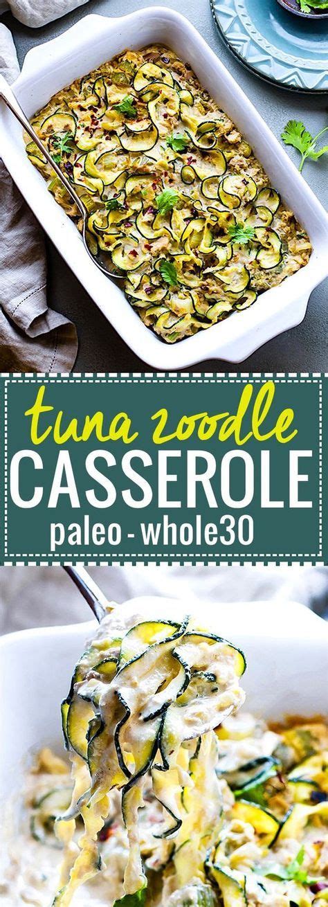 Popular toppings include a bread crumb mixture. Paleo Tuna Green Chile Zoodle Casserole. An EASY paleo ...