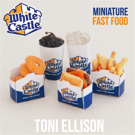 Toni Ellison White Castle Miniature Fast Food Tutorial