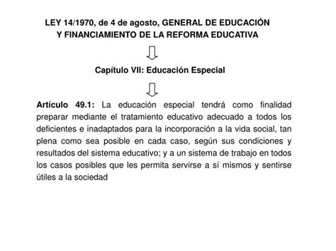 Elementos para una revisión alejandro tiana ferrer los veinte arios transcurridos entre 1970 y 1990 alteraron sustancialmente la organización y características del sistema. PPT - LEY 14/1970, de 4 de agosto, GENERAL DE EDUCACIÓN Y ...